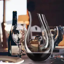 Crystal U-shaped 1500ml Wine Decanter